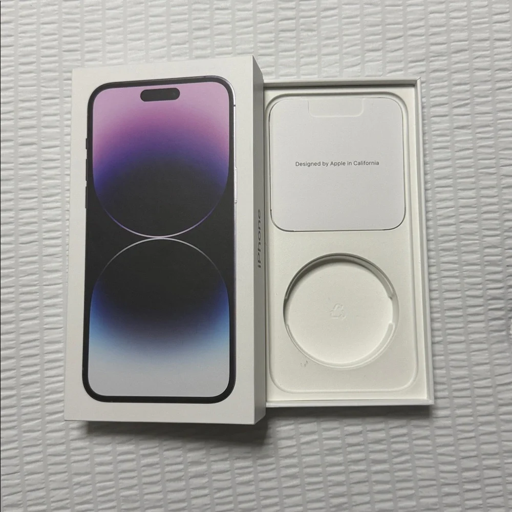 iPhone 14 PRO MAX (empty box ONLY) Deep Purple 128GB ⚠️ BOX ONLY ⚠️